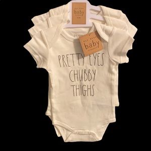 Rae Dunn 3 Pack Onesies